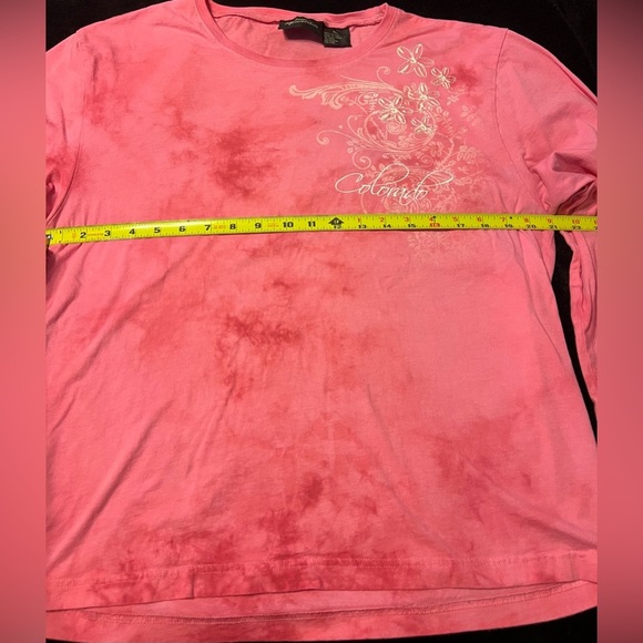 Colorado Pink Long Sleeve Graphic Women’s Long Sleeve Tee - Picture 4 of 5